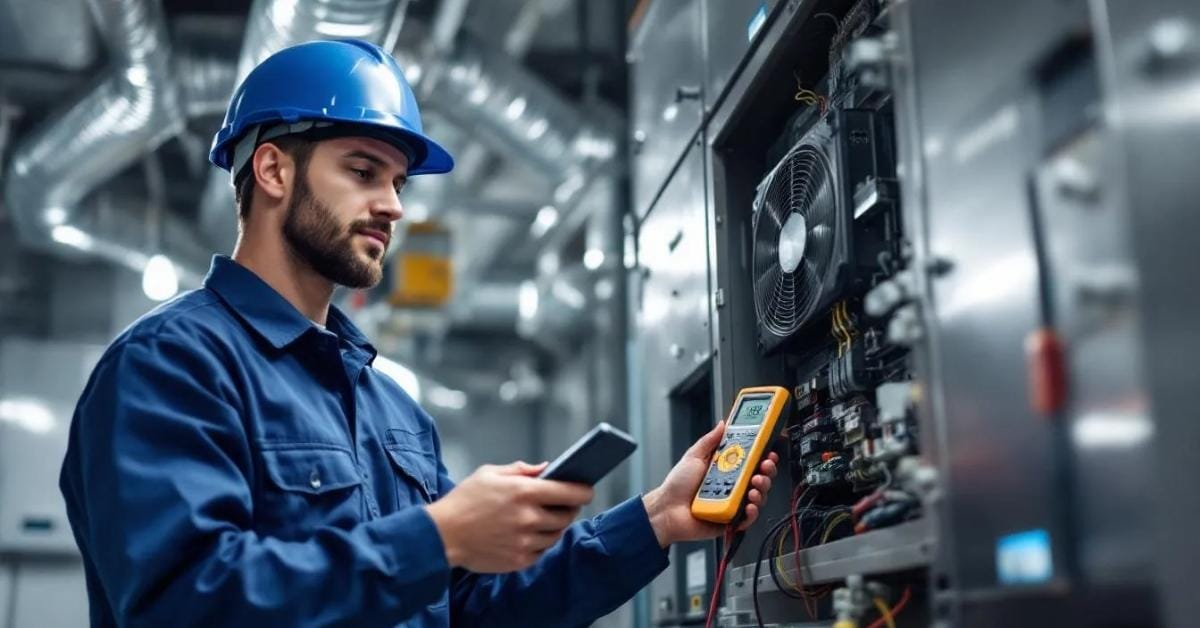 Why Hvac Services Are Essential For Businesses In Cypress, Texas 1 A Technician Working On An Hvac System 1 A technician working on an HVAC system